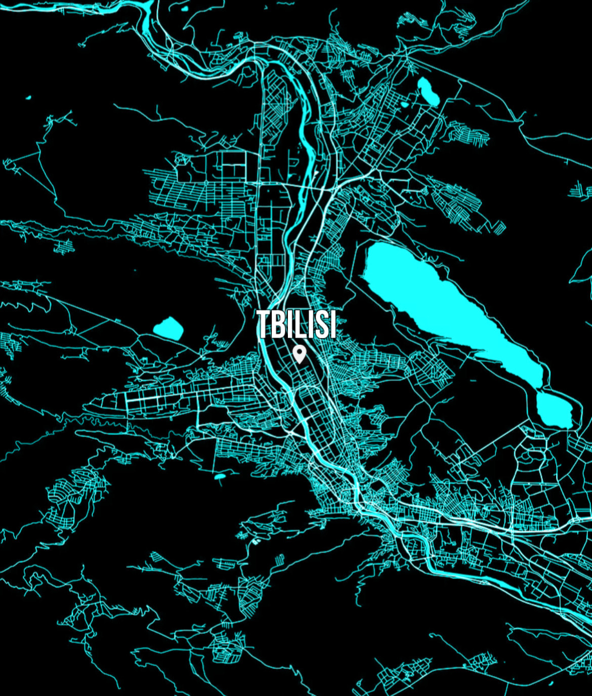 Map showing location of Tsamy Georgia